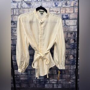 NWT Ralph Lauren Jeans Co Romantic Linen Top Size Large